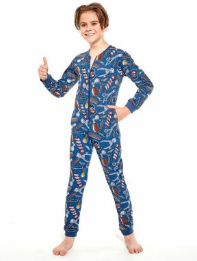 Jumpsuit Cornette Kids Boy 185/125 Barber 2 l/r 86-128 jeans