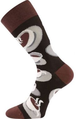 Lonka COFFEE SOCKS Dámske ponožky, čierna, veľkosť