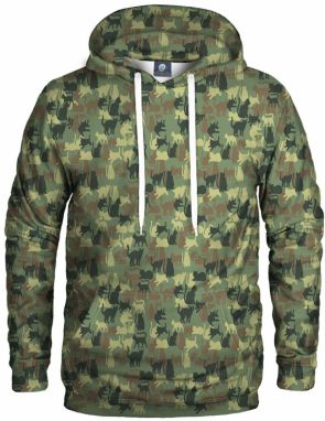 Aloha From Deer Unisex's Camo Cats Pullover Hoodie H-K AFD090