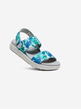 Blue Women's Patterned Sandals Keen Elle - Women