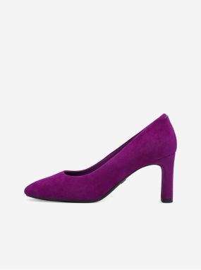 Dark purple women's suede pumps Tamaris - Ladies