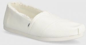 Espadrilky Toms Alpargata biela farba, 10020655