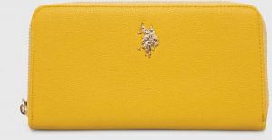 Peňaženka U.S. Polo Assn. dámsky, žltá farba