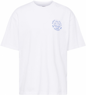 EDWIN Tričko  kráľovská modrá / biela