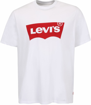 Levi's® Big & Tall Tričko 'B&T Big Graphic Tee'  červená / biela