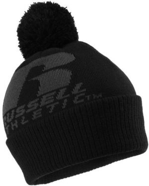 Russell Athletic WINTER POMPOM HAT Pánska zimná čiapka, čierna, veľkosť
