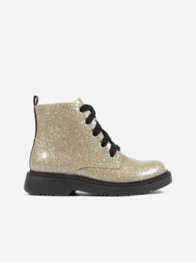 Girls' glittering ankle boots in gold color Richter - Girls