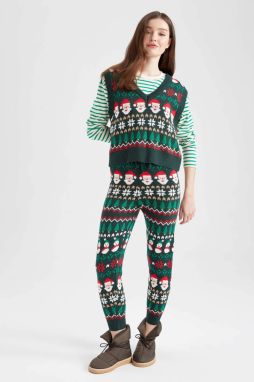 DEFACTO Christmas Themed Jogger Pants