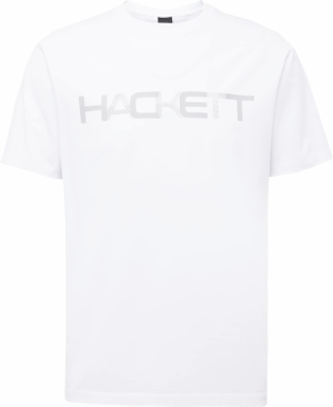 Hackett London Tričko  sivá / biela