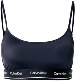 Calvin Klein Swimwear Bikinový top  čierna / biela