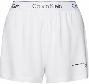 Calvin Klein Swimwear Plavecké šortky  čierna / biela