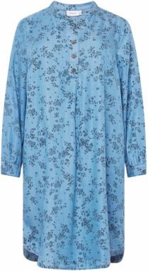 Fransa Curve Košeľové šaty 'SAVA'  námornícka modrá / svetlomodrá