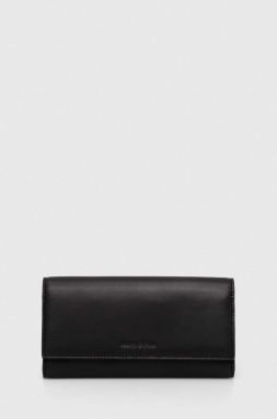 Kožená peňaženka Marc O'Polo dámska, čierna farba, 40319905801114