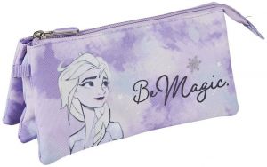 PENCIL CASE 3 COMPARTIMENTOS FROZEN II ELSA