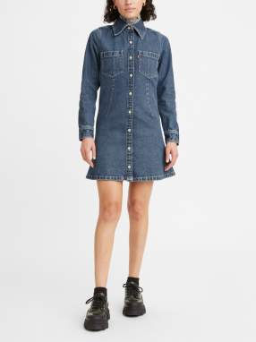 Levi's Blue Denim Shirt Short Dress Levi's® - Women