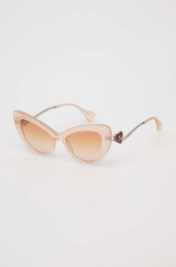 Slnečné okuliare Vivienne Westwood dámske, béžová farba, VW505848053