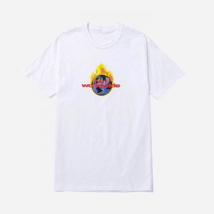 HUF Global Warning T-shirt TS01520 WHITE