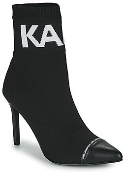 Čižmičky Karl Lagerfeld  PANDORA HI KNIT COLLAR ANKLE BT