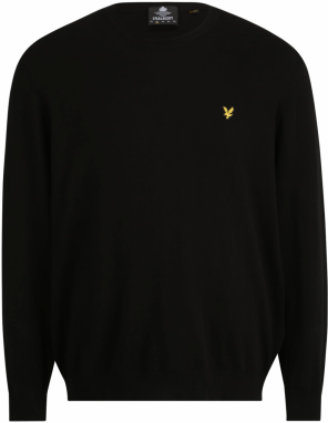 Lyle & Scott Big&Tall Sveter  žltá / čierna