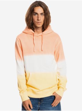 White-Orange Men's Hoodie Quiksilver - Men