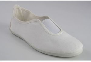 Univerzálna športová obuv Bienve  Plátno lady  100 biele