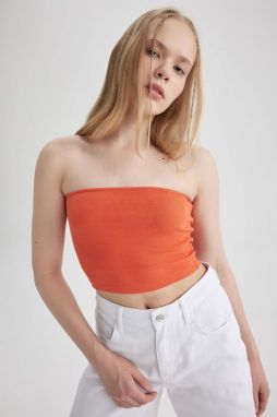 DEFACTO Strapless Corded Camisole Undershirt