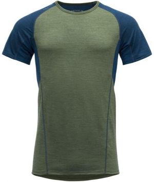 Devold RUNNING MERINO 130 SHIRT MAN Pánske tričko, khaki, veľkosť