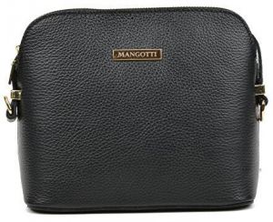 Mangotti Kožená crossbody kabelka AW20MG1501 Nero