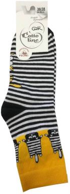 Gatta G44.01N Cottoline girls' socks patterned 33-38 orange 270