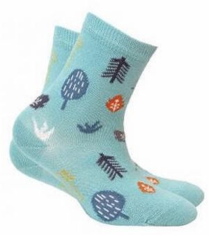 Gatta G34.01N Cottoline girls' socks patterned 27-32 turquoise 290