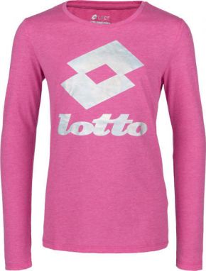 Lotto SMART G TEE LS JS Dievčenské tričko, ružová, veľkosť