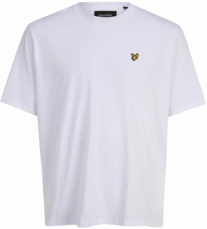 Lyle & Scott Big&Tall Tričko  žltá / čierna / biela