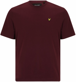 Lyle & Scott Big&Tall Tričko  burgundská