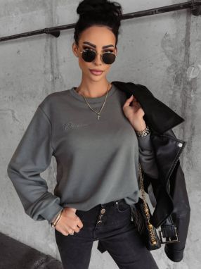 Anthracite sweatshirt BETSY 2023 OLAVOGA