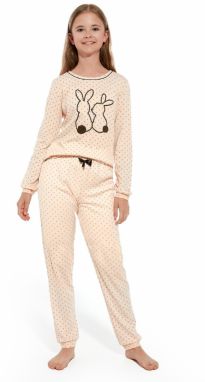 Pyjamas Cornette Kids Girl 961/151 Rabbits length/r 86-128 peach