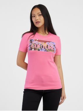 Pink Versace Jeans Couture Women's T-Shirt - Women