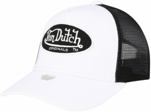 Von Dutch Originals Čiapka 'BOSTON'  čierna / biela