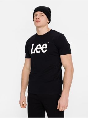 Black Men's T-Shirt with Lee Prints - Men