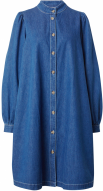 MSCH COPENHAGEN Košeľové šaty 'Shayla'  modrá denim