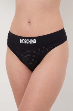Tangá Moschino Underwear čierna farba, 241V6A13084407