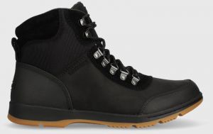 Členkové topánky Sorel ANKENY II HIKER WP 100G ANKENY pánske, čierna farba, 2048861010