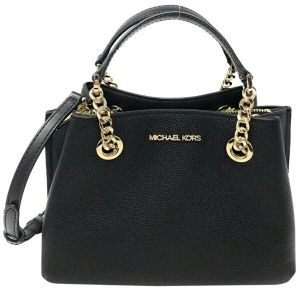 Michael Kors Dámska kožená kabelka 35S0GXZM1L Black