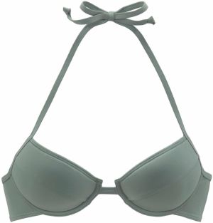 BENCH Bikinový top 'Perfect'  tmavozelená