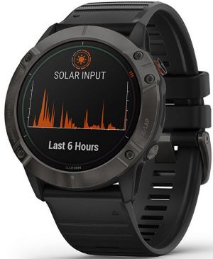 Garmin Fenix 6X PRO Solar Titanium GrayDLC/Black Band 010-02157-94