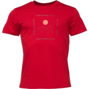 Hi-Tec NOLE Pánske tričko, červená, veľkosť