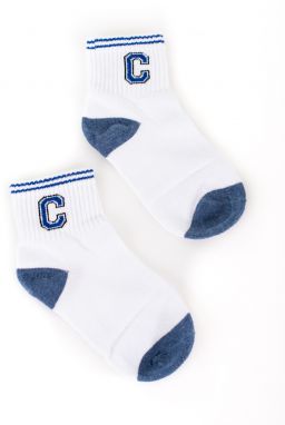 Children's socks Shelvt white with star