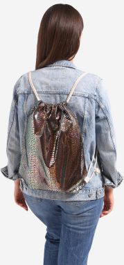 Bag fabric backpack Shelvt metallic