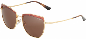 VOGUE Eyewear Slnečné okuliare '0VO4234S'  hnedá / zlatá