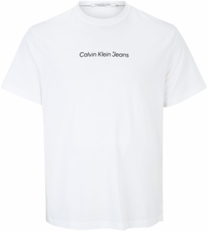 Calvin Klein Jeans Plus Tričko  čierna / biela