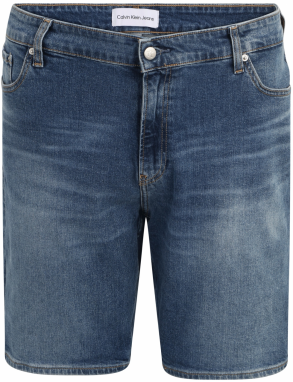Calvin Klein Jeans Plus Džínsy  modrá denim / čierna / biela
